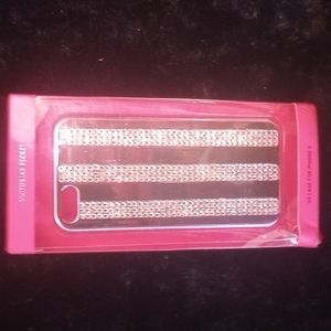 Victoria's Secret case for iPhone 5 metallic with crystals